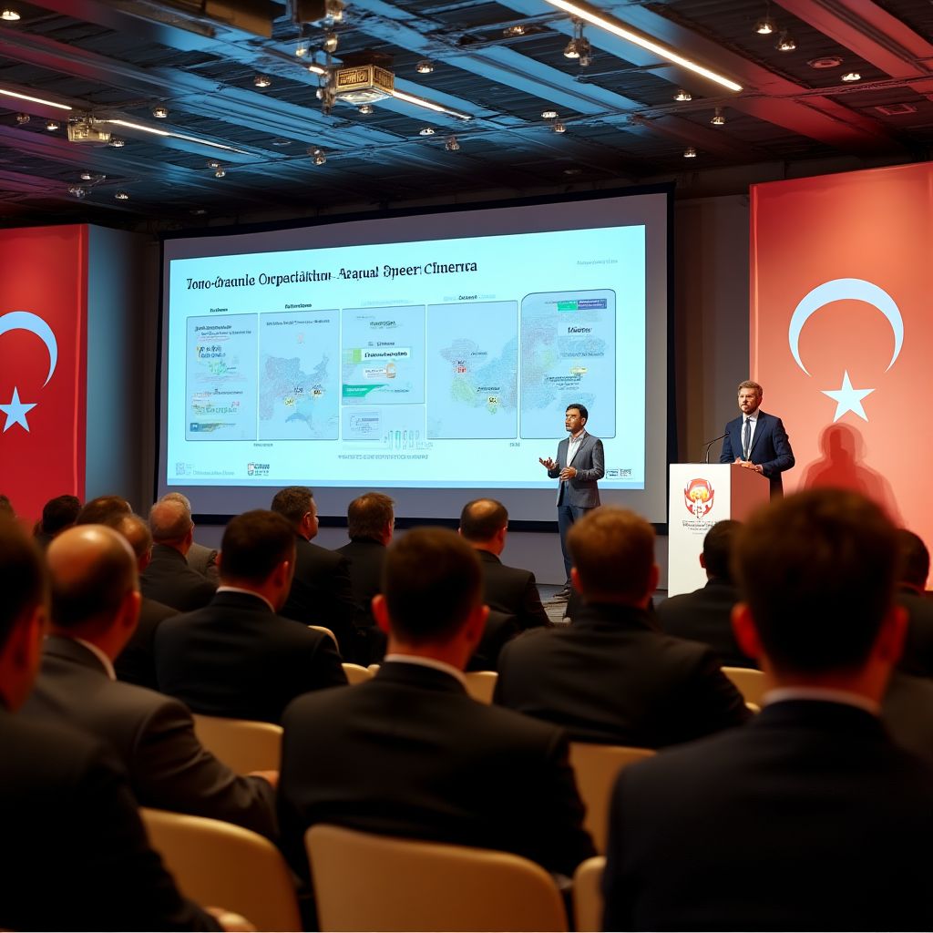 Uluslararası ticaret konferansında sunumumuz